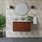 James Martin Vanities 35.4'' Single Vanity, Mid-Century Walnut w/ Glossy White Composite Stone Top 805-V35.4-WLT-GW - alternate 9